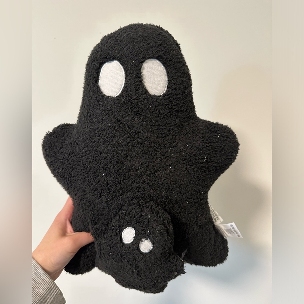 Black Ghost Plush Toy Pillow
